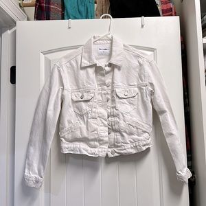 White denim jacket